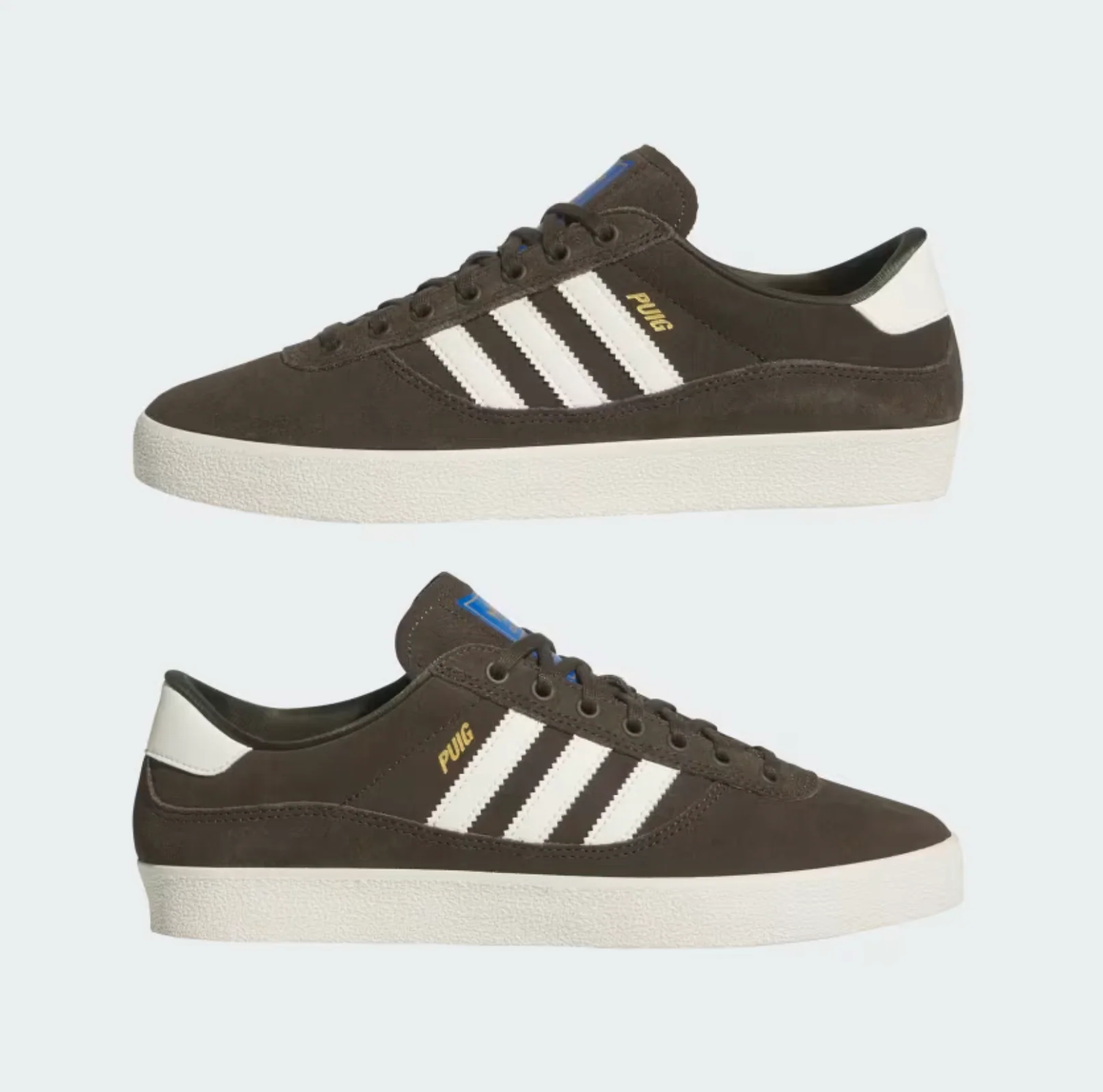 Adidas - Puig Indoor Shadow Olive / Off White / Blue Bird - Image 6
