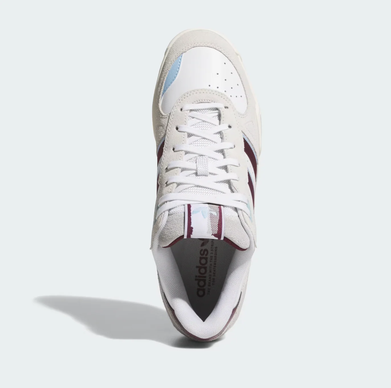 adidas Skateboarding - Tekkira Cup Cloud White / Maroon / Clear Sky - Image 2