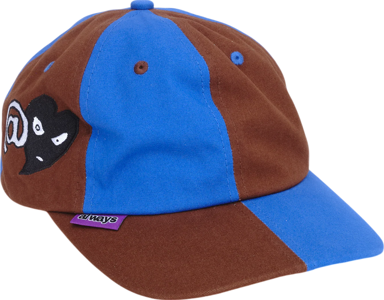Always Do What You Should Do - 2 Tone 6 Panel Cap Burgundy / Blue