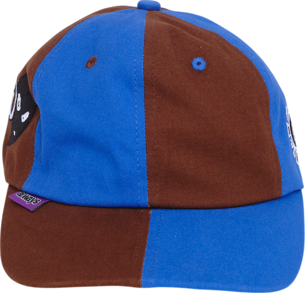 Always Do What You Should Do - 2 Tone 6 Panel Cap Burgundy / Blue - Image 3