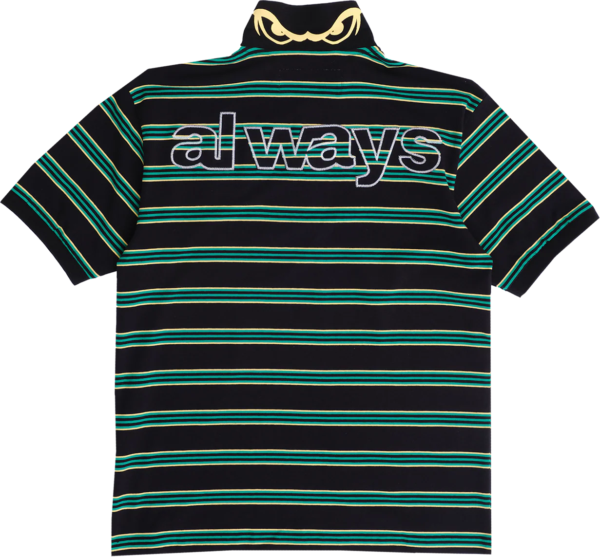 Always Do What You Should Do -  Educated Applique Polo (Black/Green) - Image 3