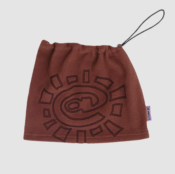Always Do What You Should Do - Polarfleece Snood Brown - Image 3