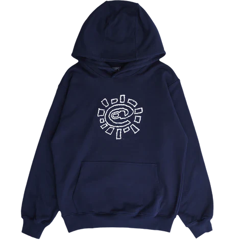 Always Do What You Should Do - Scribble @Sun Hoodie Navy