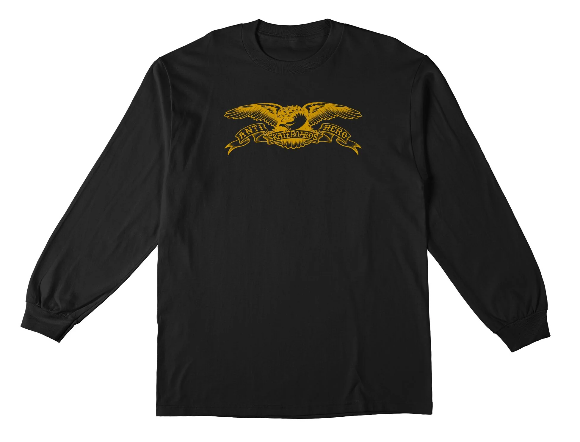 Antihero - Basic Eagle L/S T-Shirt Black / Orange