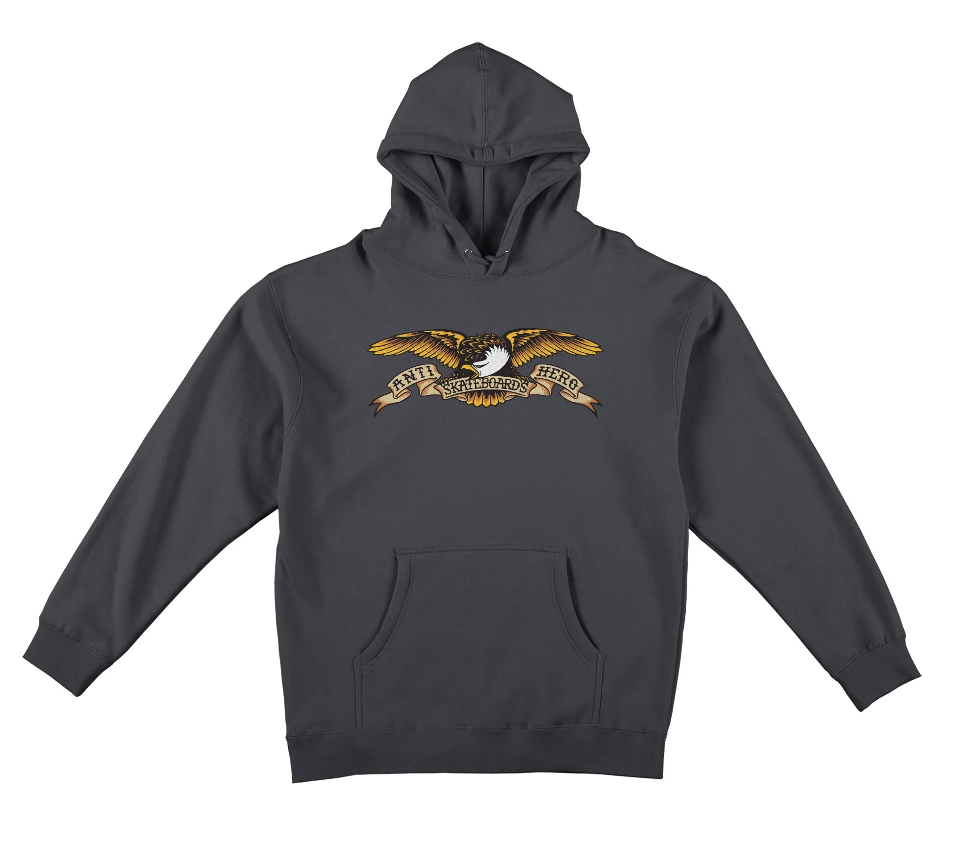 Antihero - Eagle Pullover Hooded Charcoal / Black