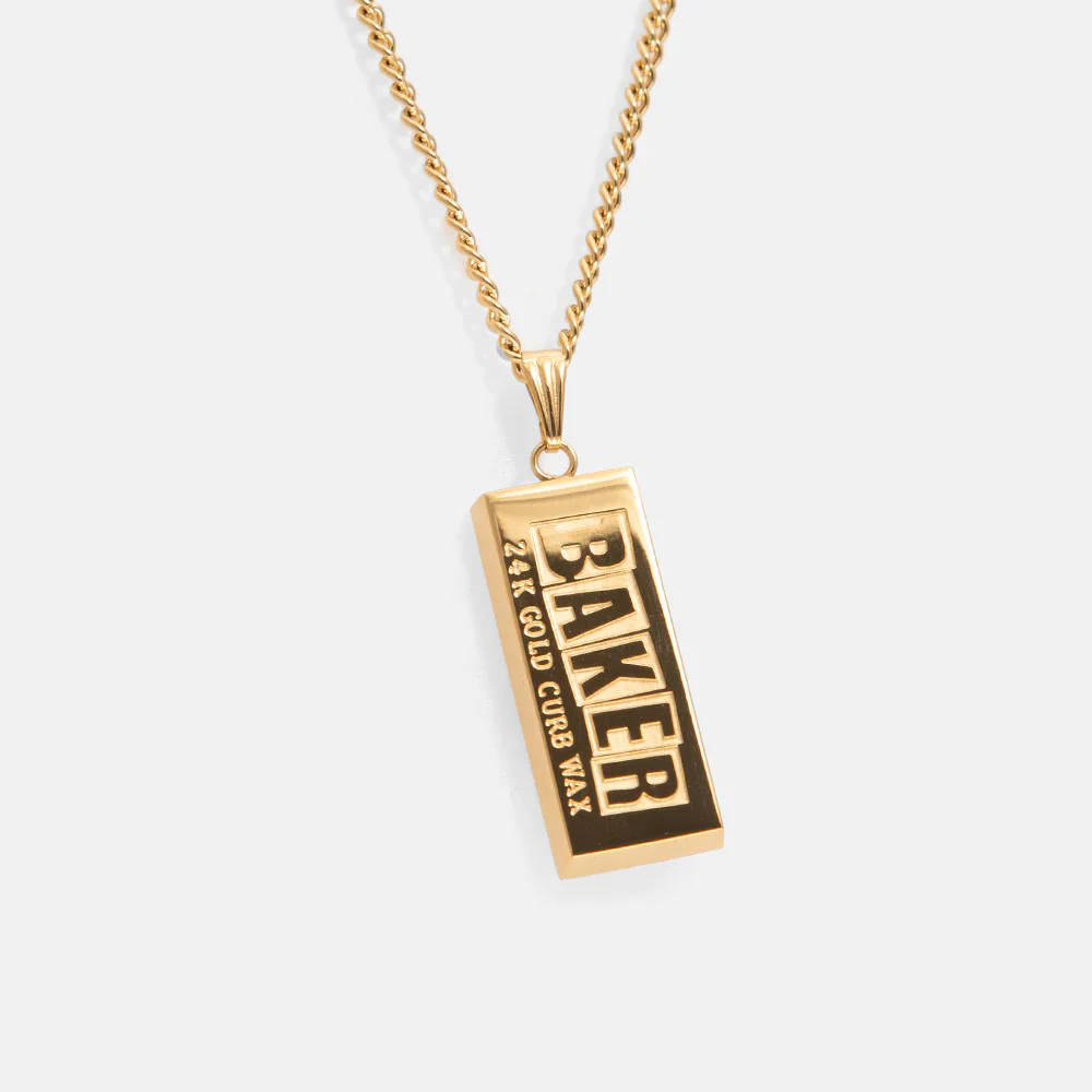 BAKER - Curb Wax Gold Necklace