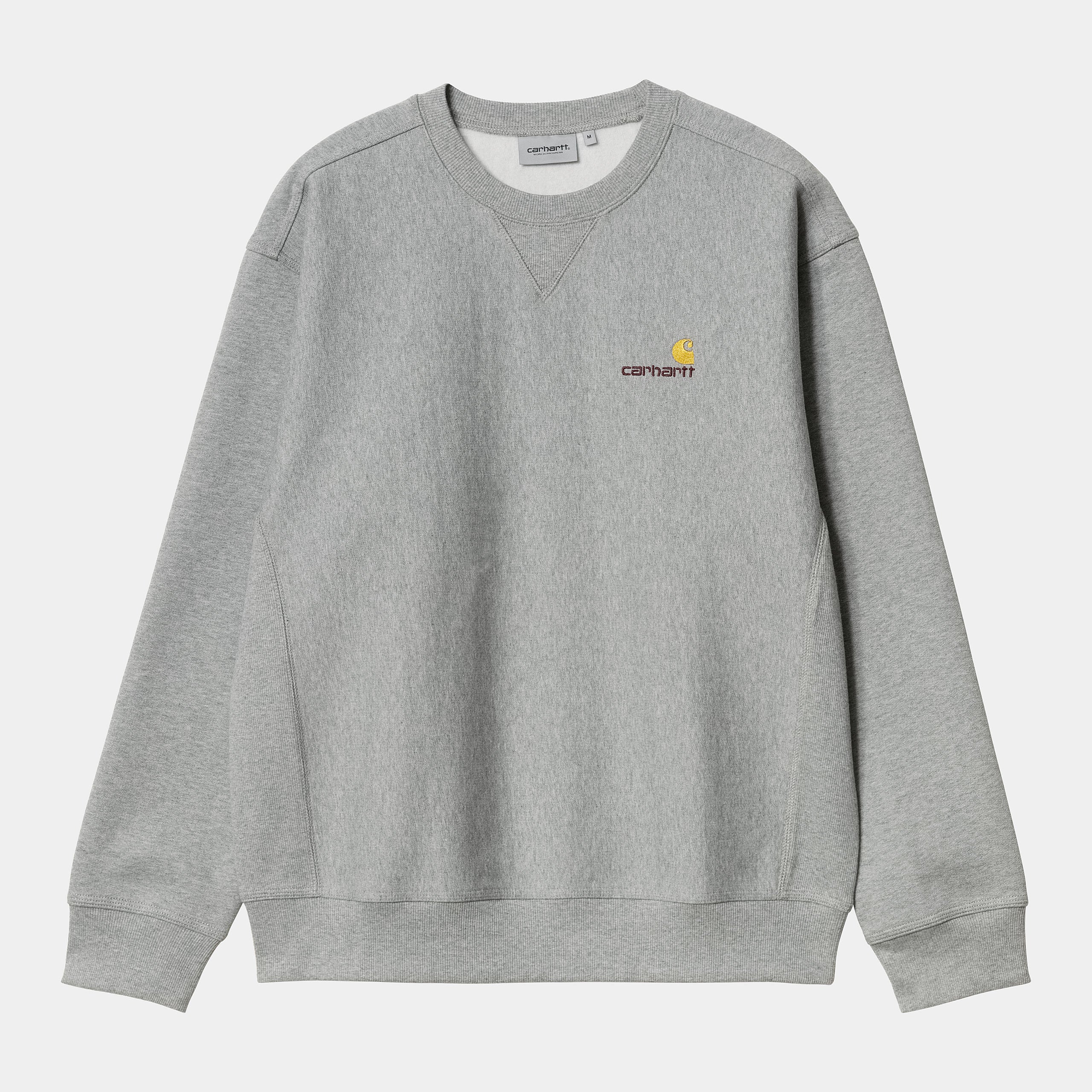 Carhartt WIP - American Script Sweat Grey Heather