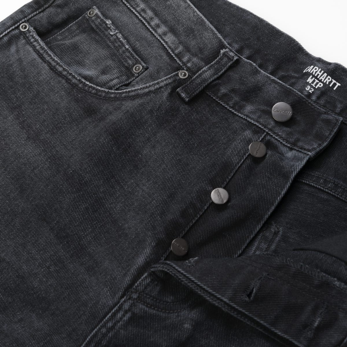 Carhartt WIP - Newel Pant Black (Stone Wash) - Image 3