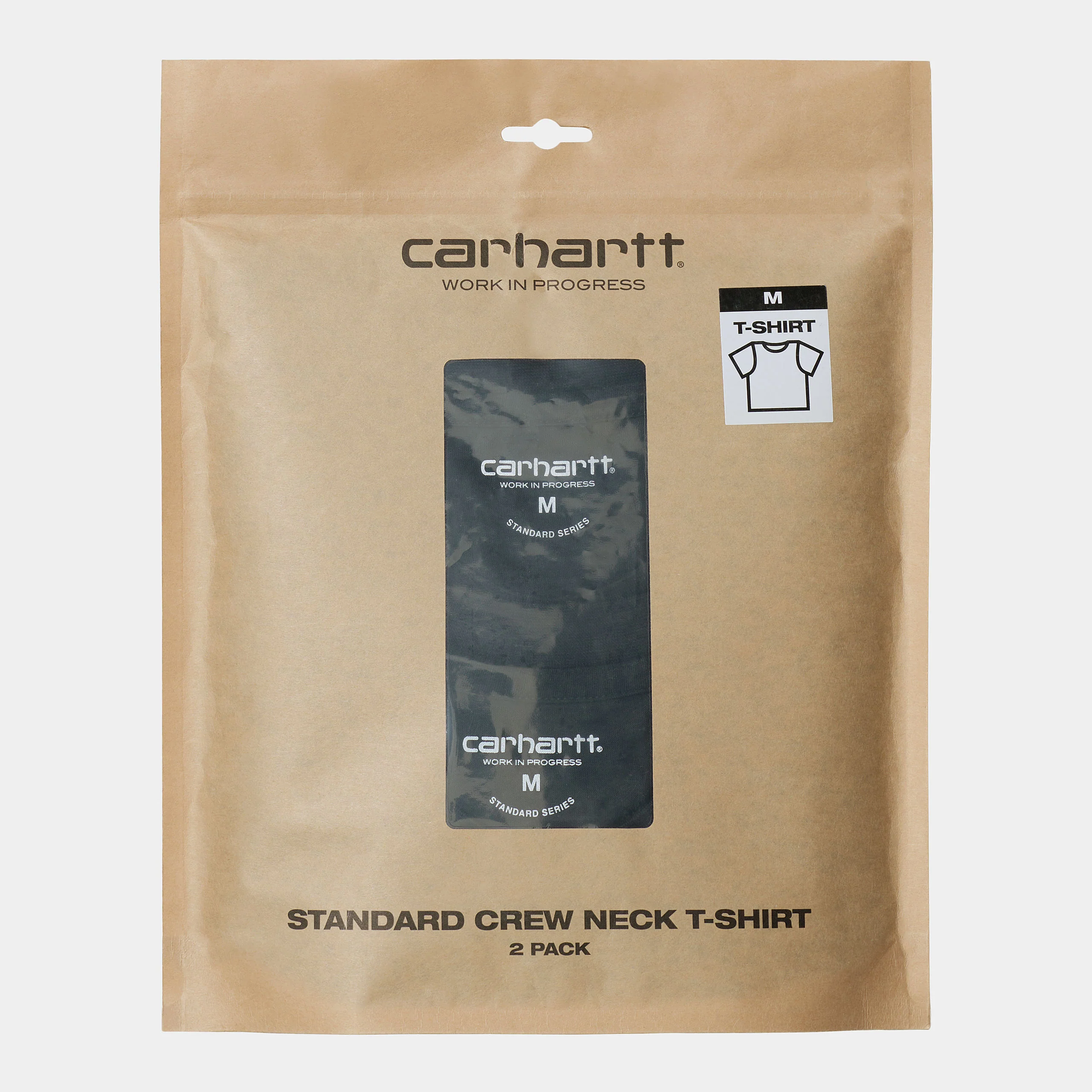 Carhartt WIP - Standard Crewneck T-Shirt 2-Pack Black - Image 3