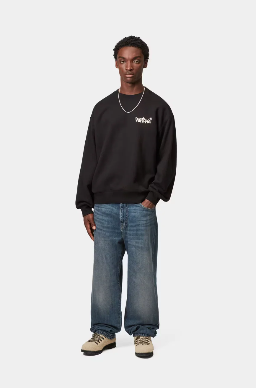 Carhartt WIP - Aaron Pant Blue, Dark Used - Image 3