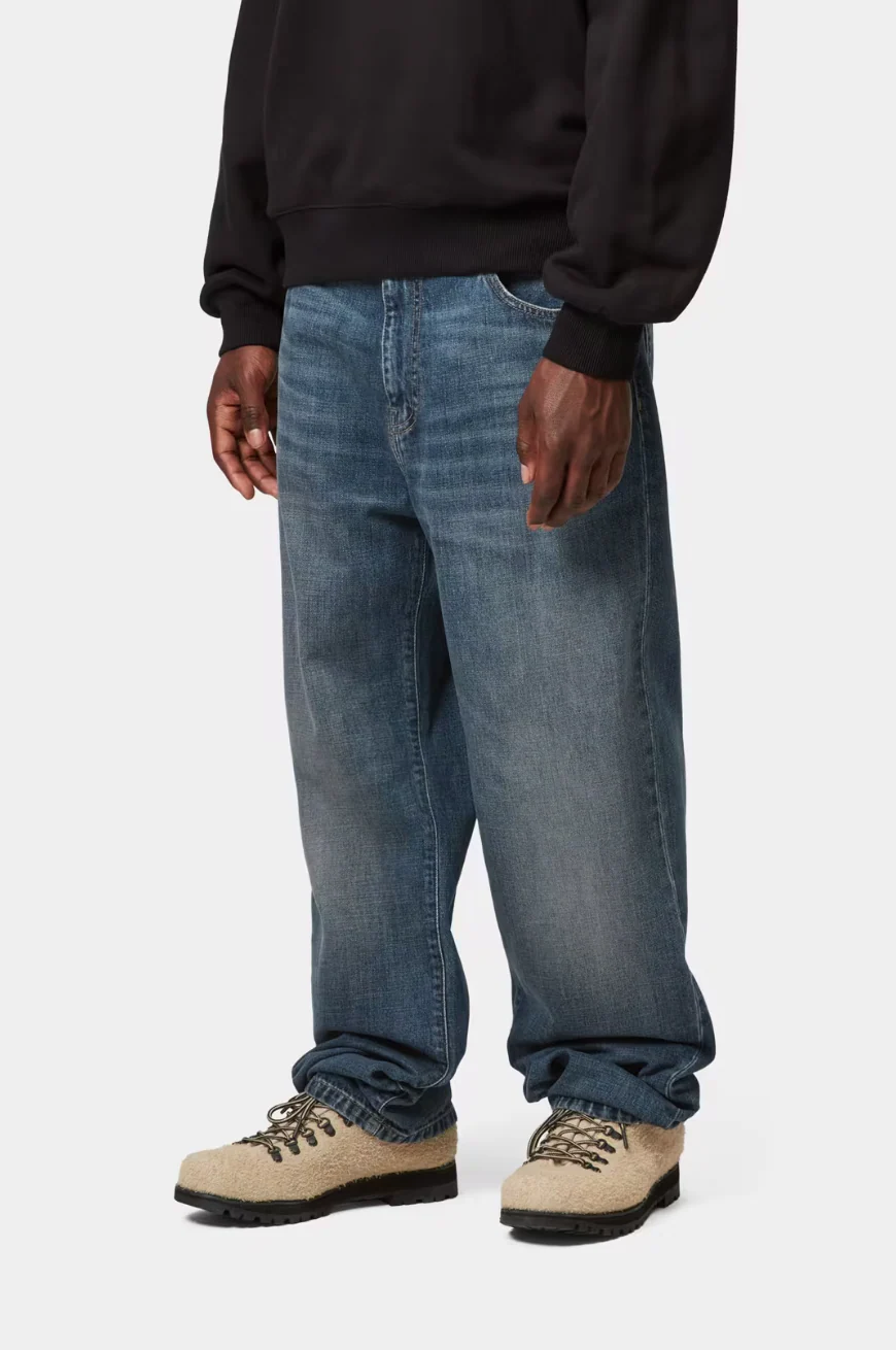 Carhartt WIP - Aaron Pant Blue, Dark Used - Image 4