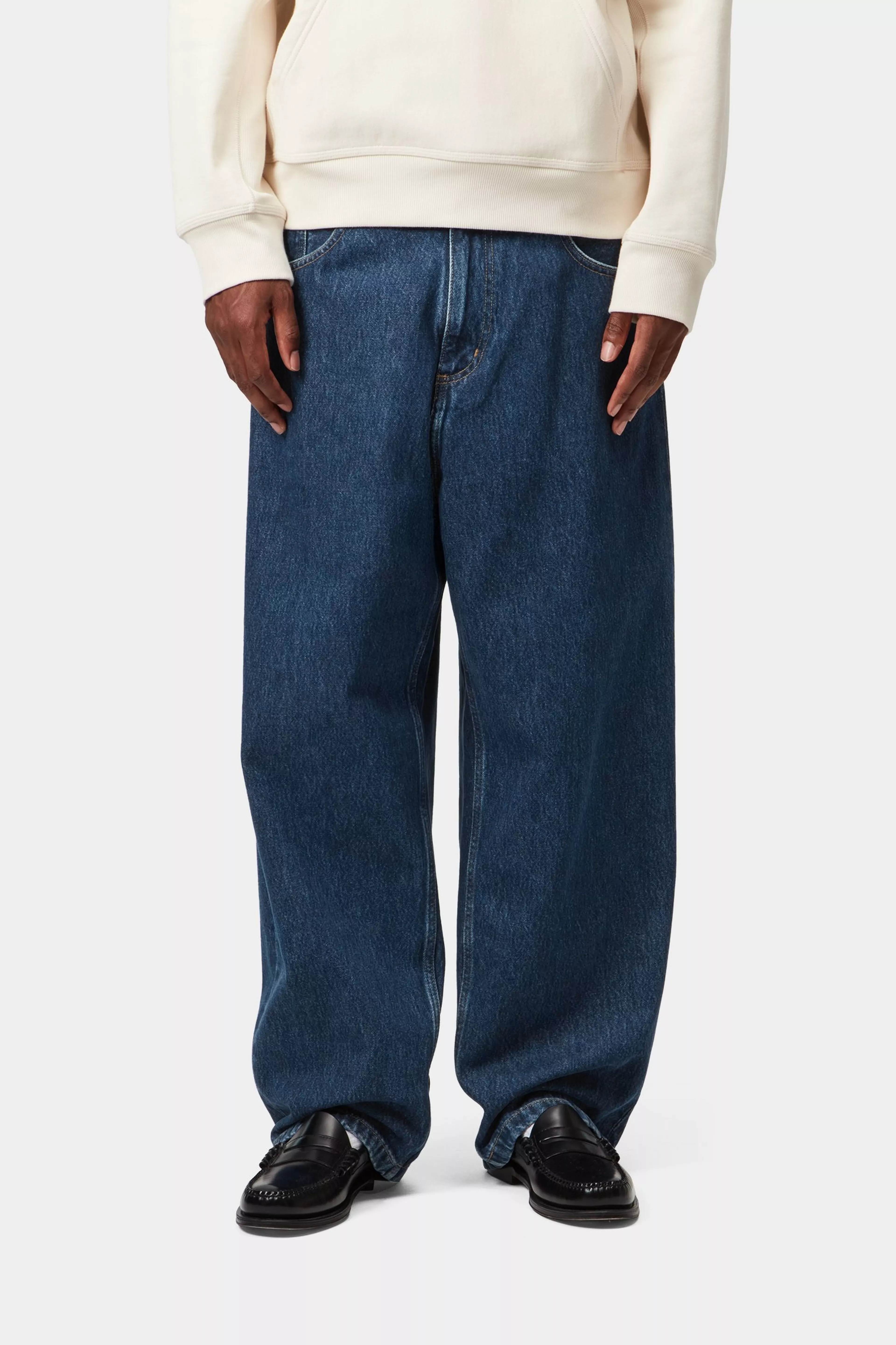 Carhartt WIP - Brandon Pant Blue Stone Washed - Image 4