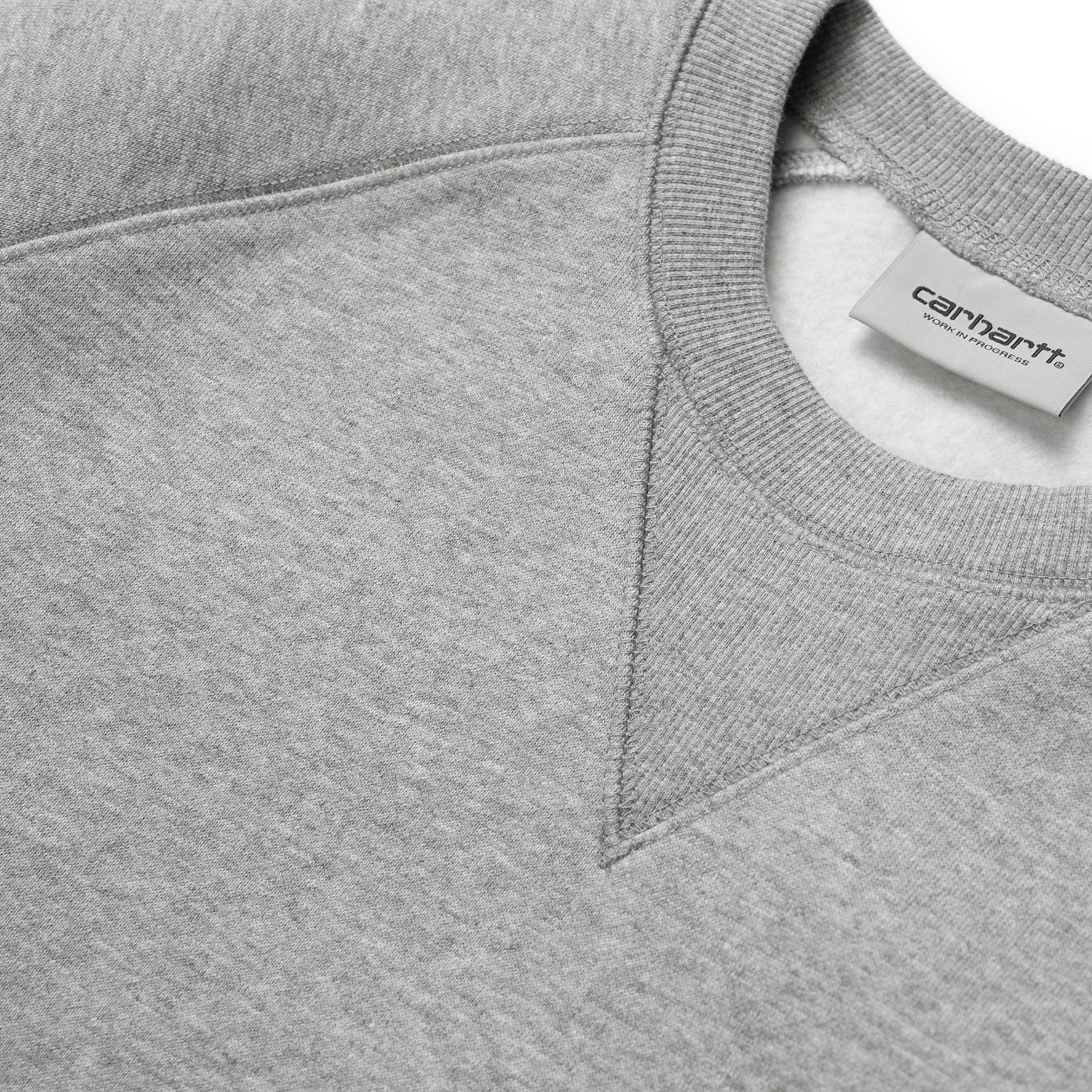 Carhartt WIP - Chase Sweatshirt Grey Heather / Gold - Image 3