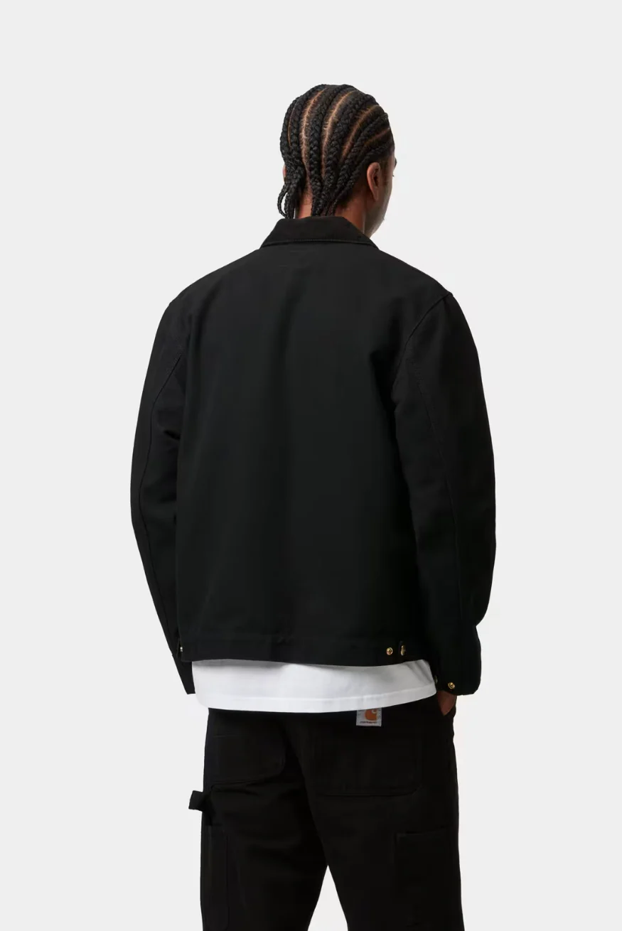Carhartt WIP - Detroit Jacket Black / Black Rinsed (Summer) - Image 5