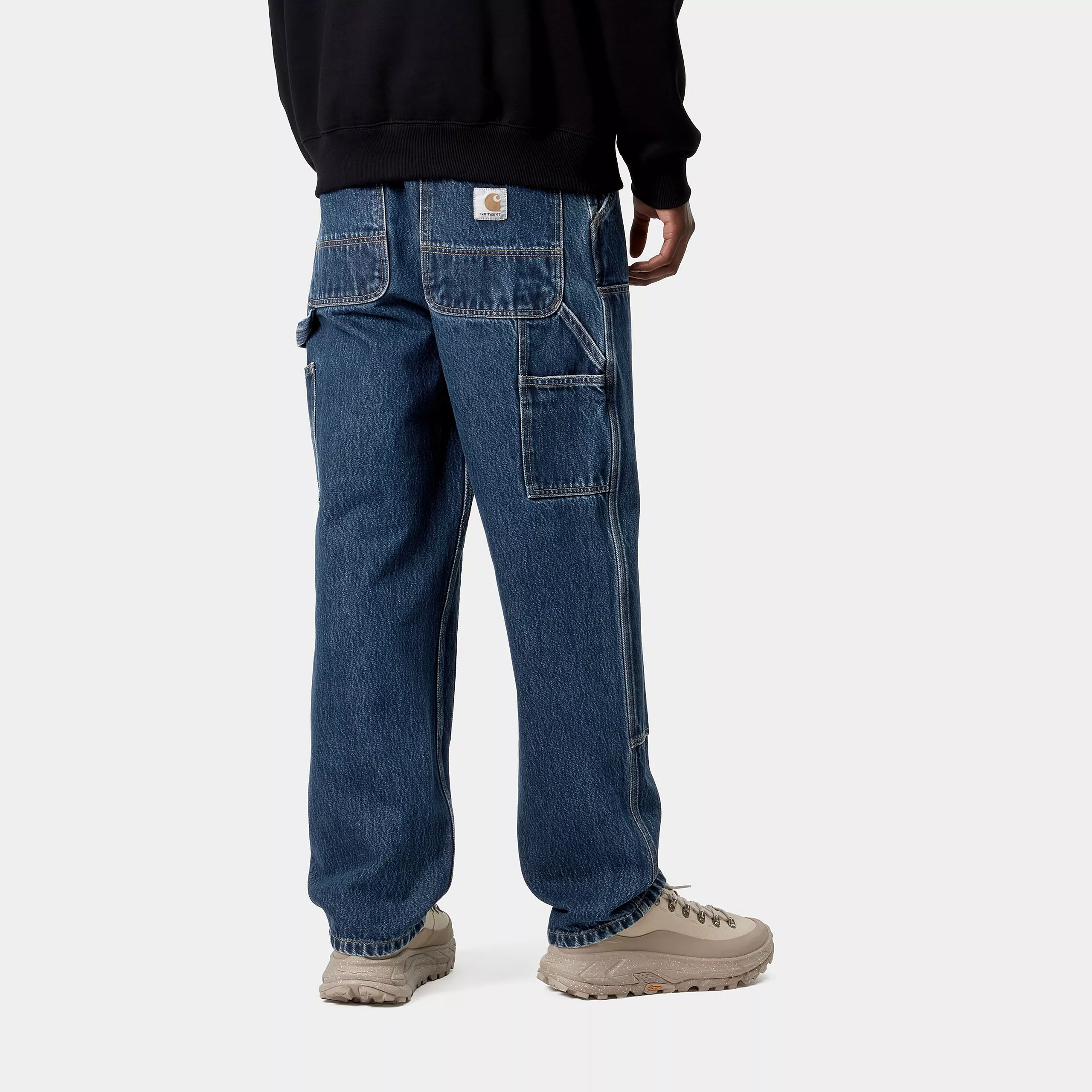 Carhartt WIP - Double Knee Pant Blue Stone Washed - Image 3