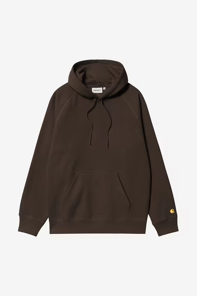 Carhartt WIP - Hooded Chase Sweatshirt Tobacco / Gold