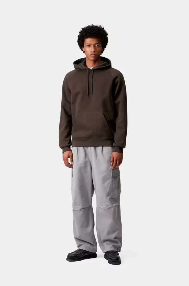 Carhartt WIP - Hooded Chase Sweatshirt Tobacco / Gold - Image 3