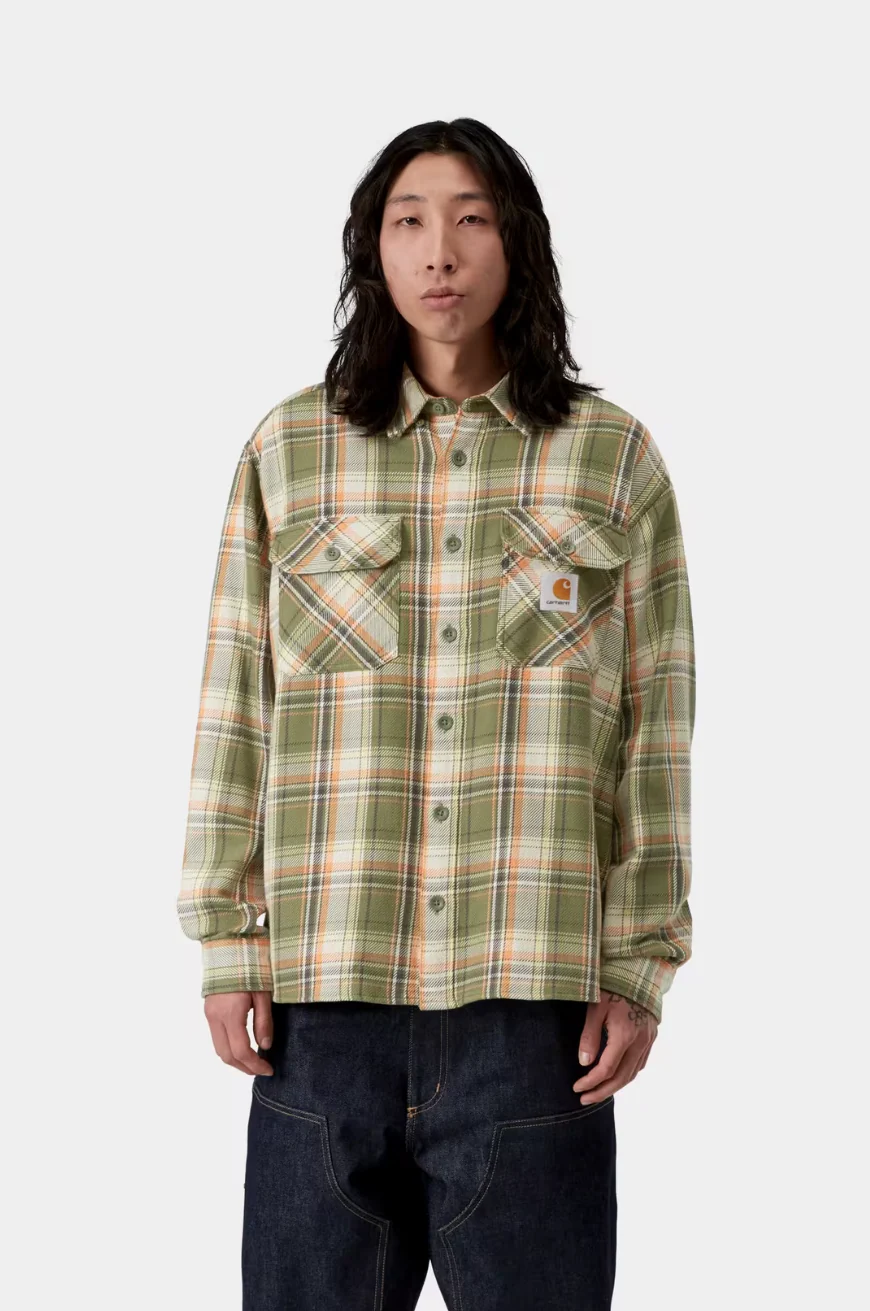 Carhartt WIP - L/S Tunick Shirt Tunick Check Dollar Green - Image 3