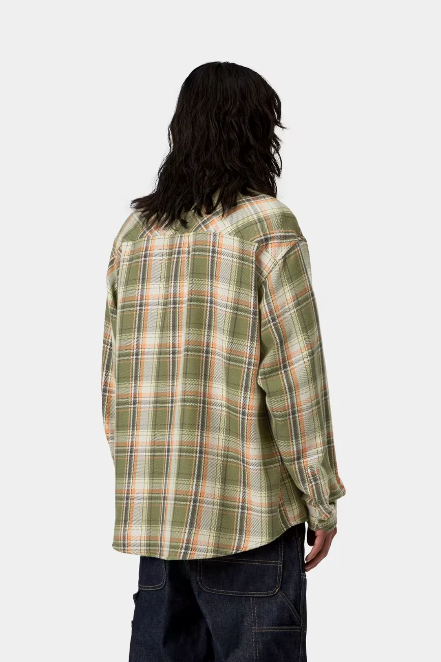 Carhartt WIP - L/S Tunick Shirt Tunick Check Dollar Green - Image 4