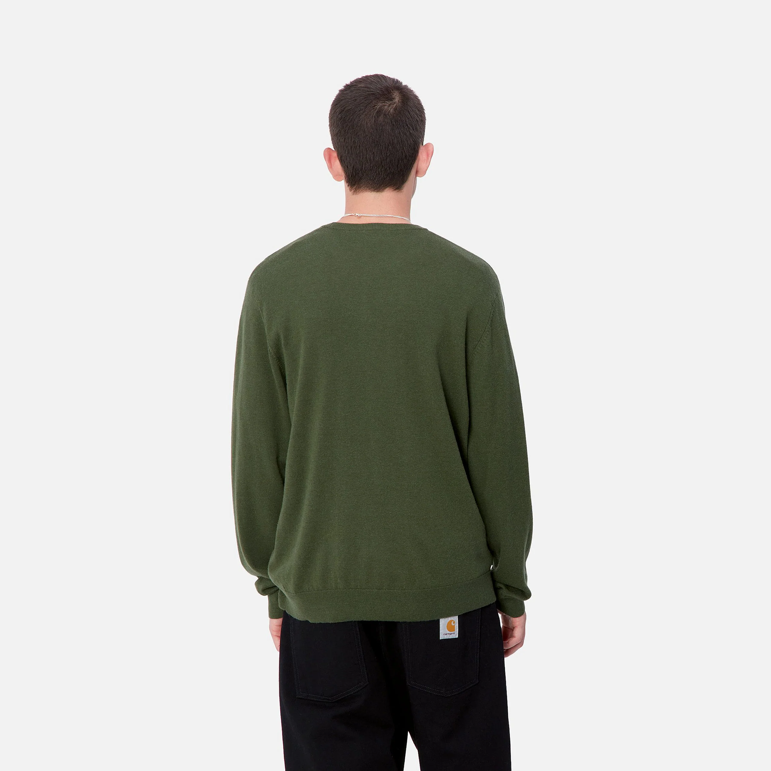 Carhartt WIP - Madison Sweater Tarragon / Black - Image 4