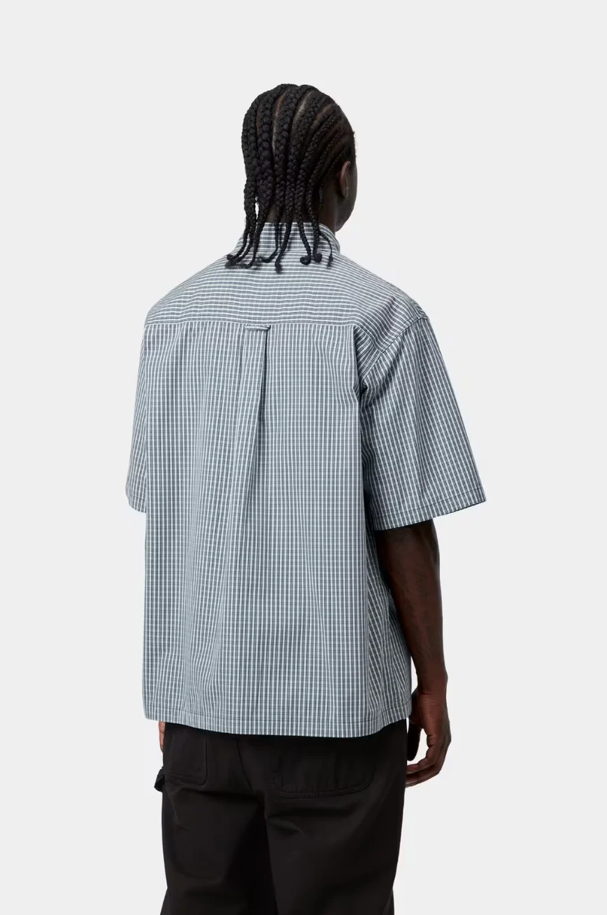 Carhartt WIP - S/S Groff Shirt Blue River - Image 4