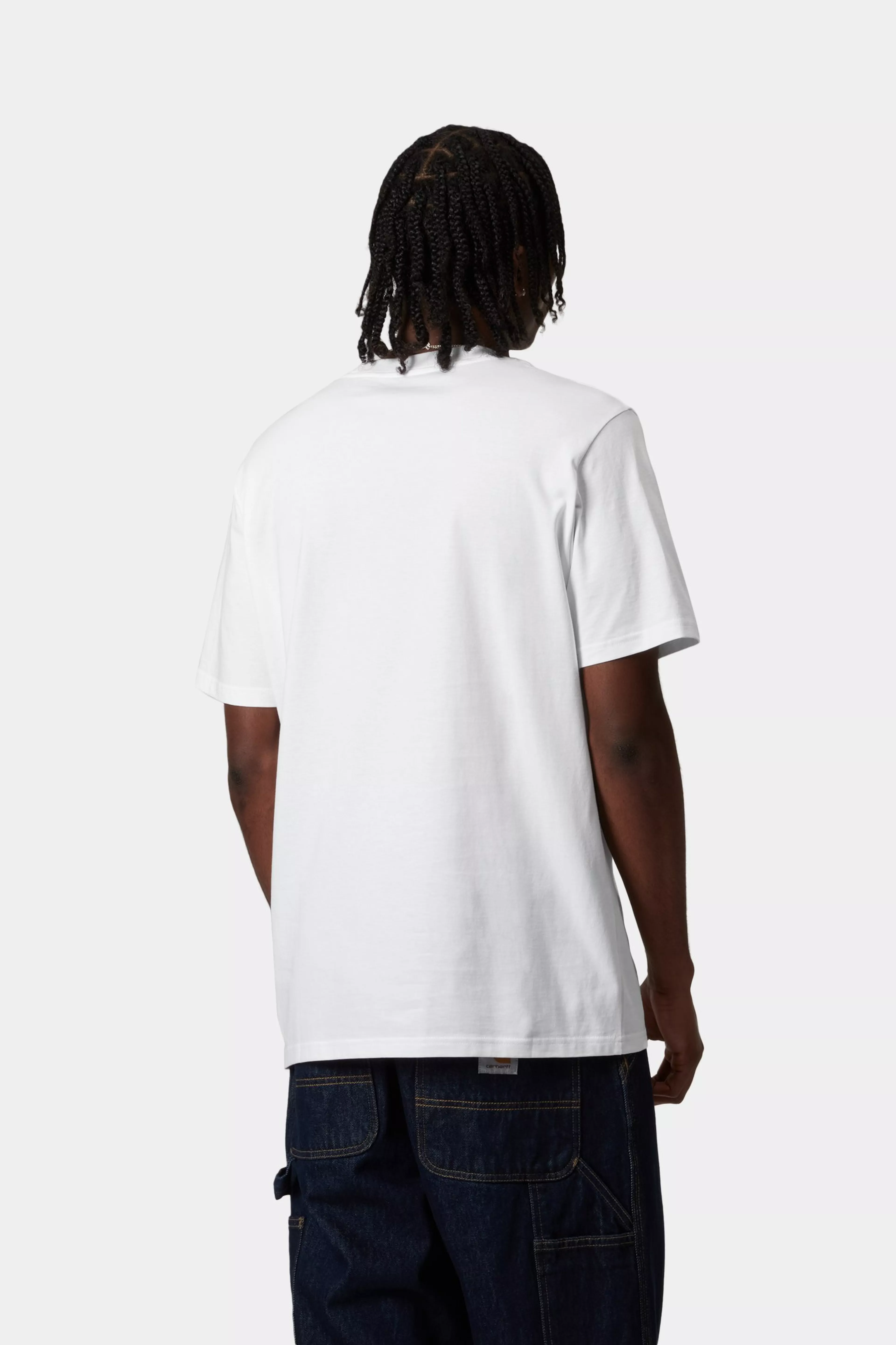 Carhartt WIP - S/S Script T-Shirt White/Black - Image 4
