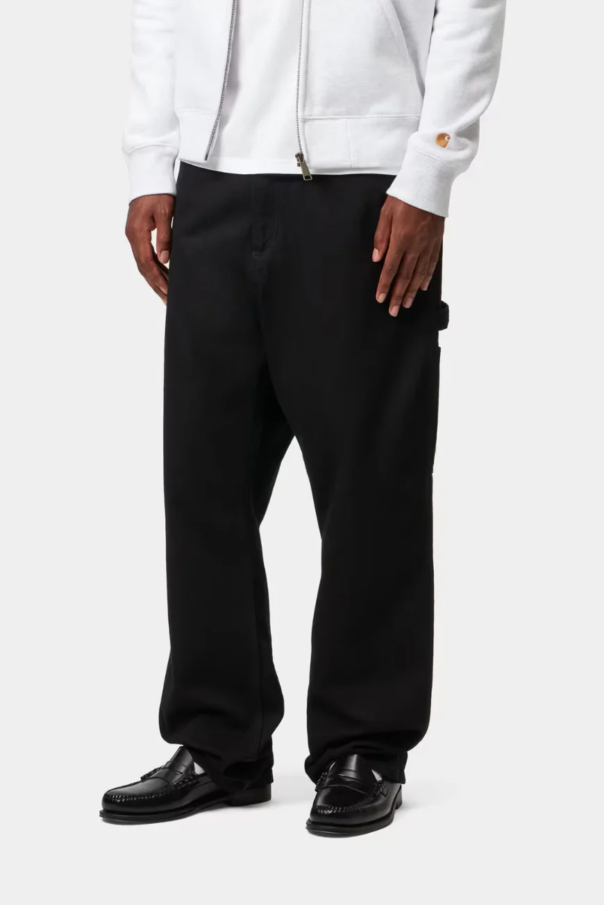 Carhartt WIP - Single Knee Pant Black Rinsed - Image 4