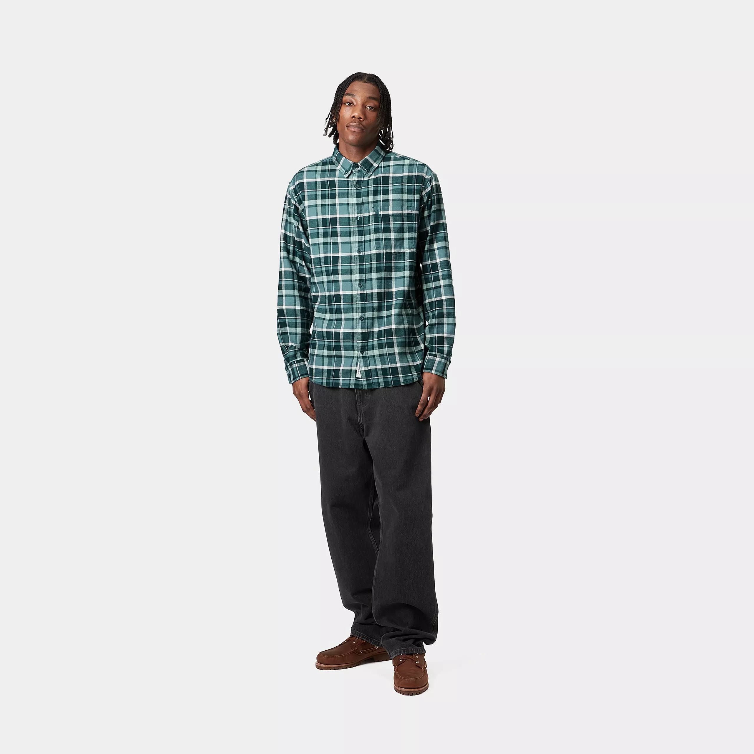 Carhartt WIP - Single Knee Pant Black Stone Washed - Image 5