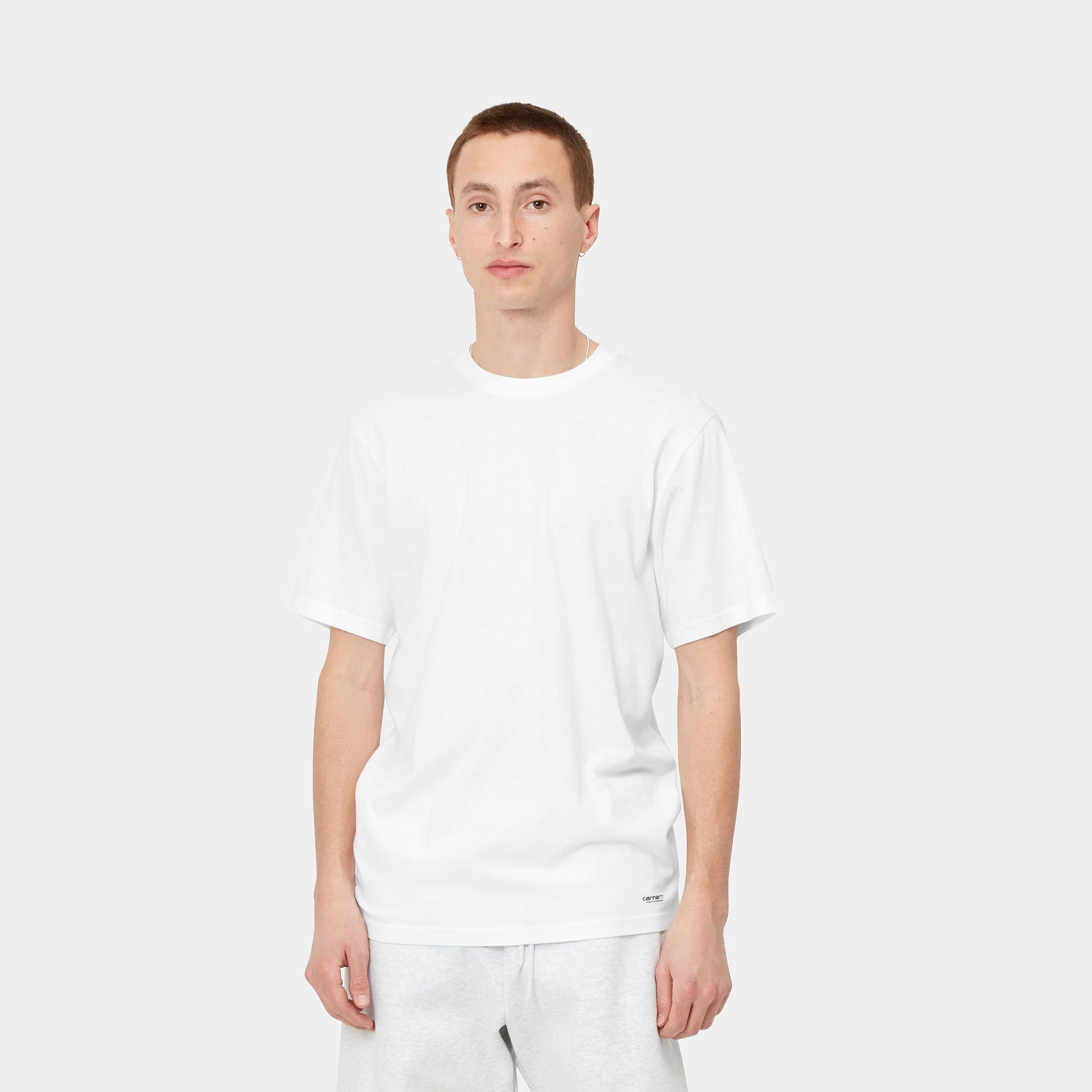 Carhartt WIP - Standard Crew Neck T-Shirt 2-Pack White - Image 2