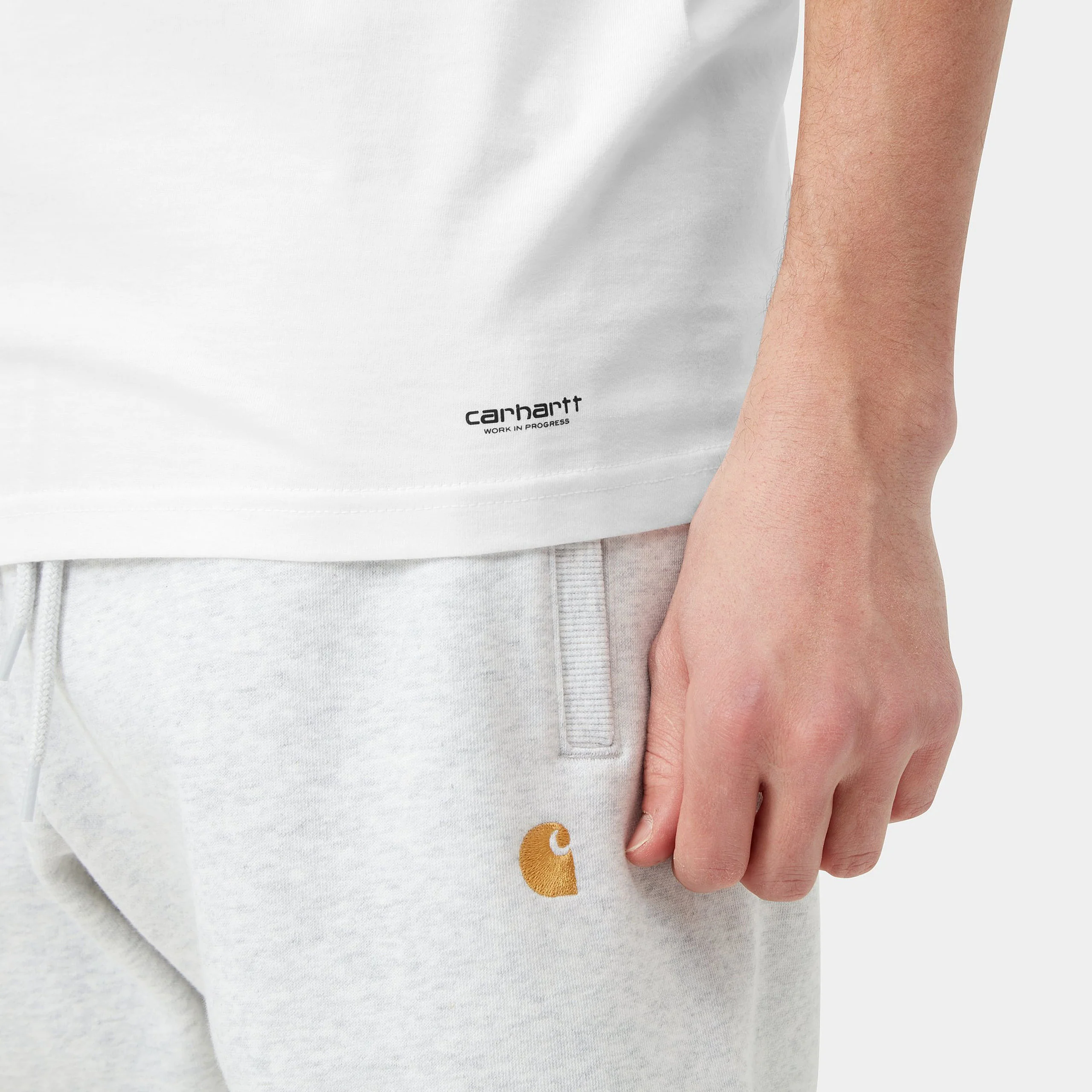 Carhartt WIP - Standard Crew Neck T-Shirt 2-Pack White - Image 3