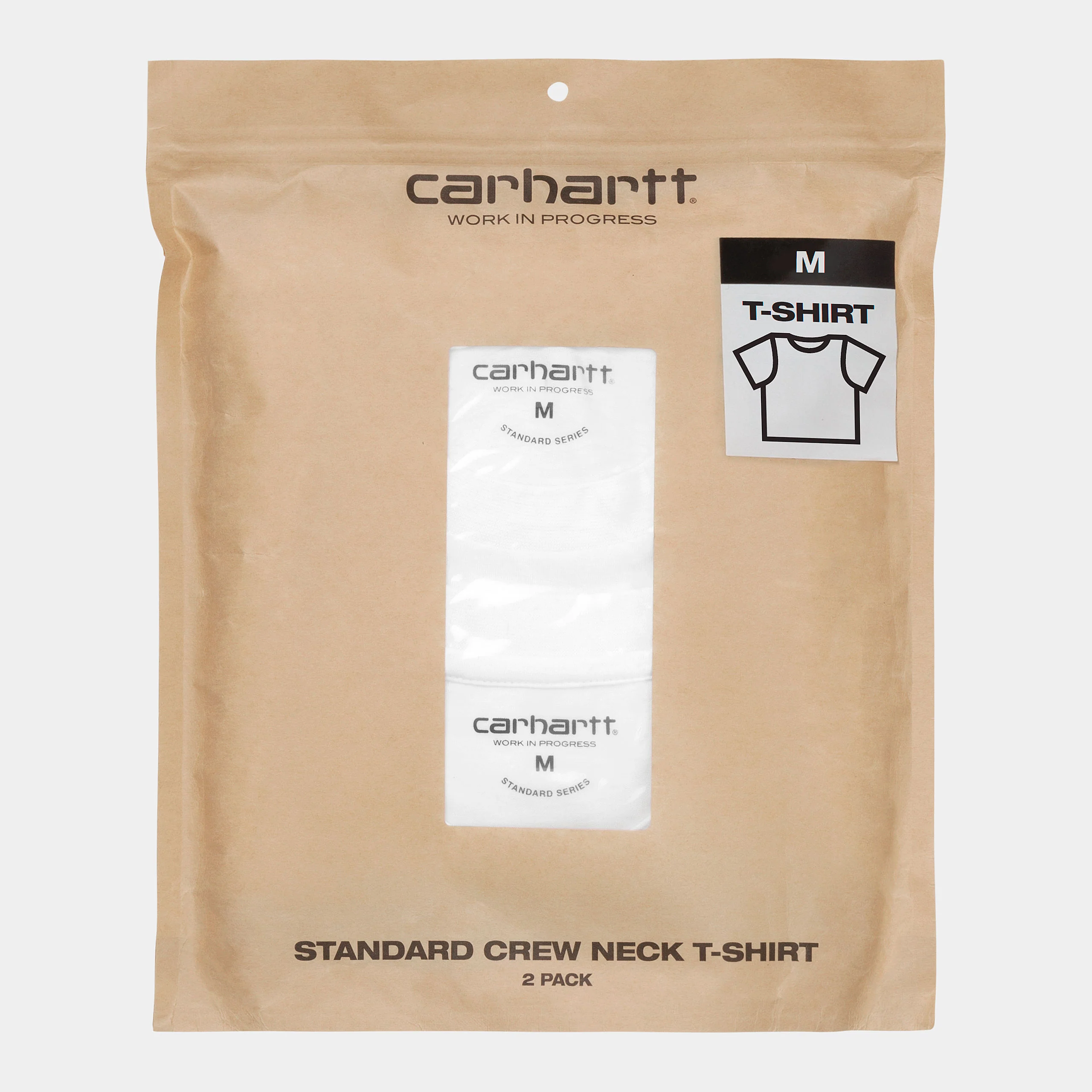 Carhartt WIP - Standard Crew Neck T-Shirt 2-Pack White - Image 4