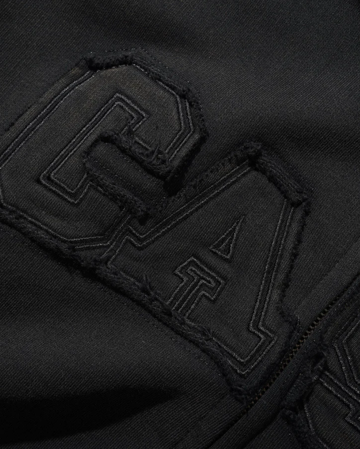Cash Only - Campus Zip-Thru Hood Washed Black - Image 3
