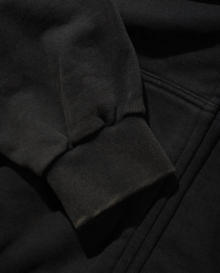 Cash Only - Campus Zip-Thru Hood Washed Black - Image 5