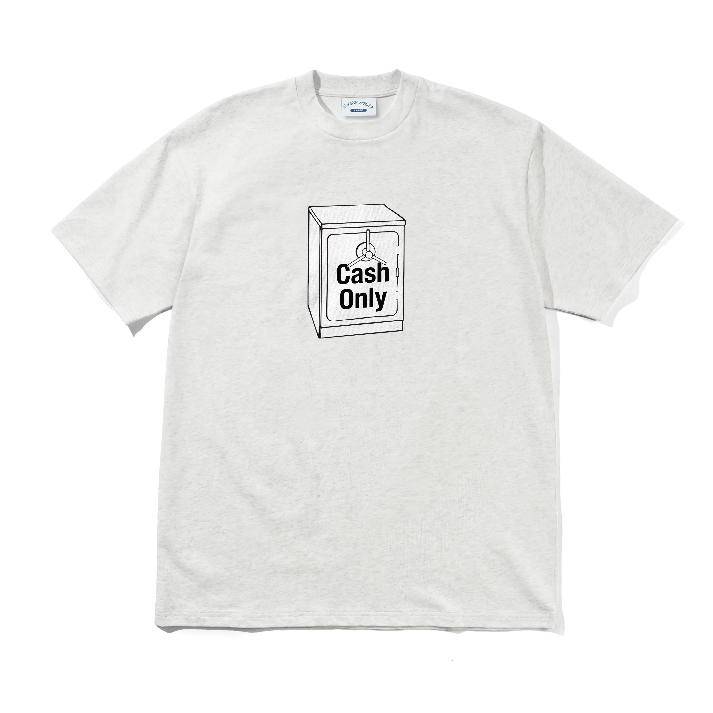 Cash Only - Cash Safe T-Shirt Ash