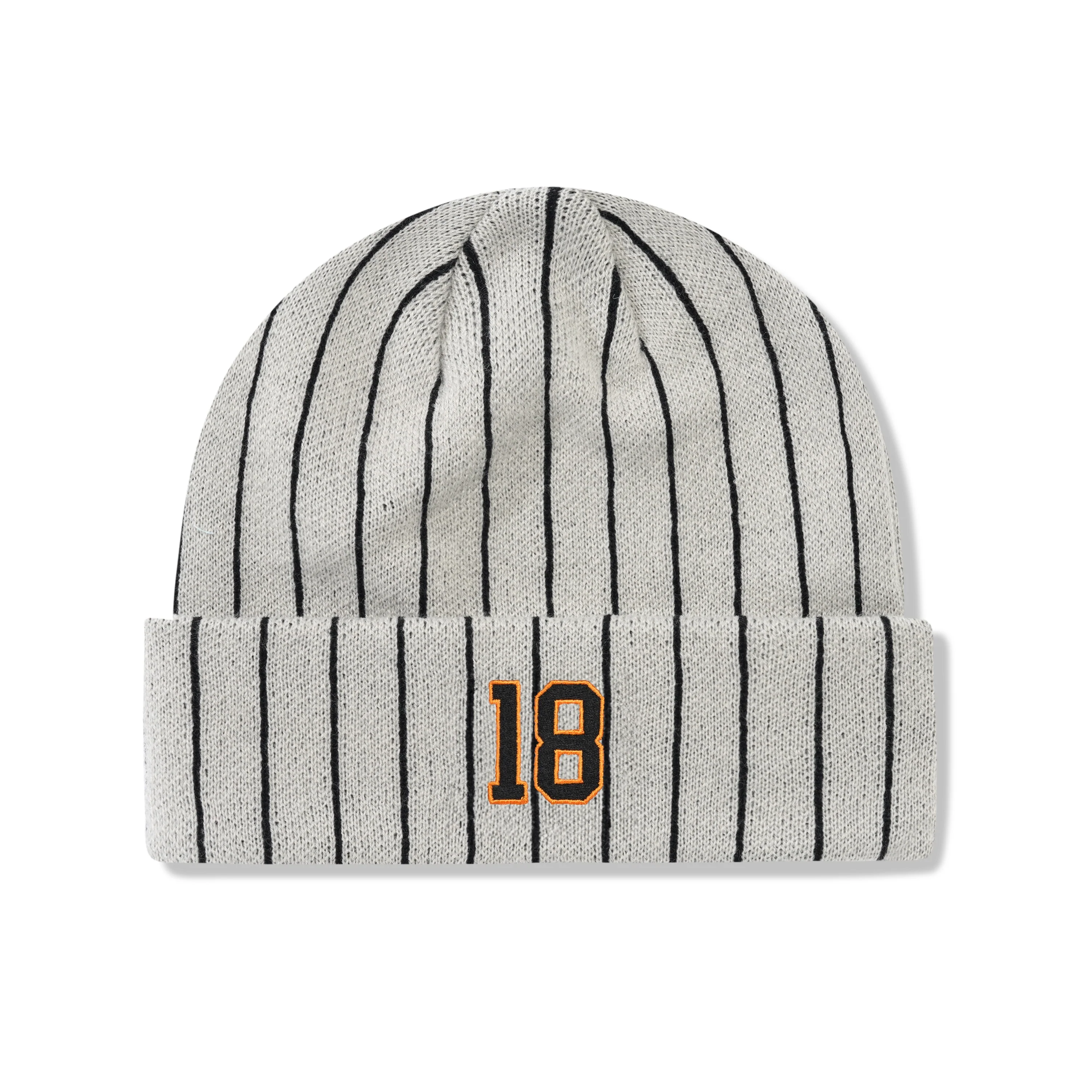 Cash Only - Pinstripe Beanie Light Grey - Image 2