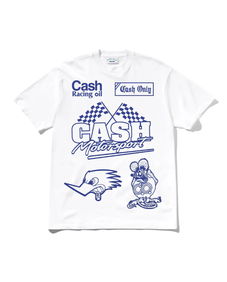 Cash Only - Service Tee White