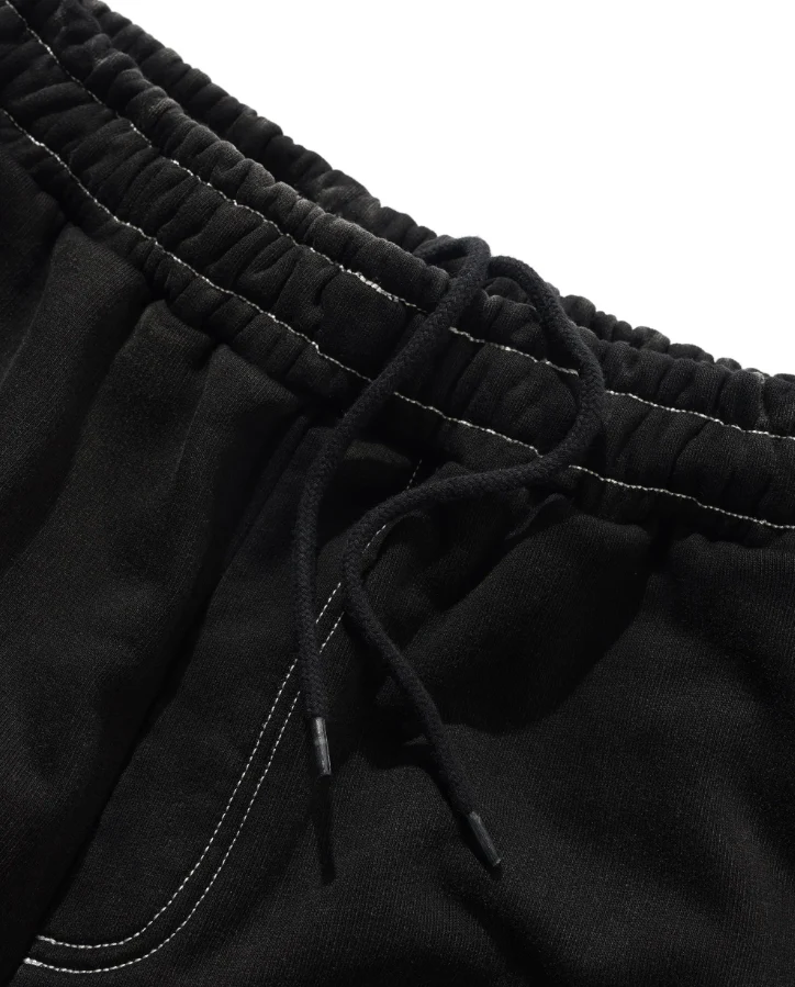 Cash Only - Strip Fleece Sweatpants Washed Black - Image 3