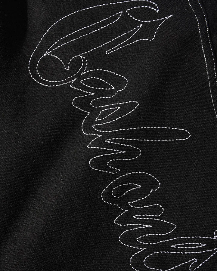 Cash Only - Strip Fleece Sweatpants Washed Black - Image 4