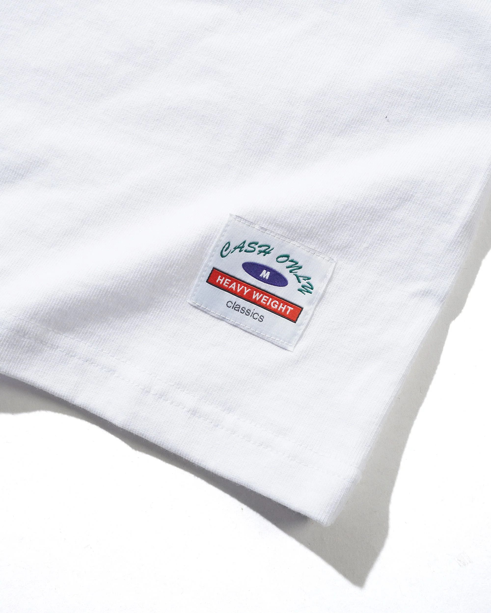 Cash Only - Ultra Heavy-Weight Basic T-Shirt White - Image 2
