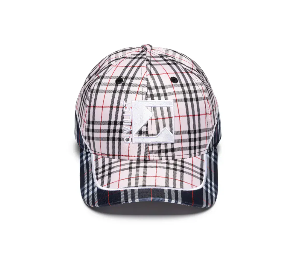 Civilist - Checks Low Pro Cap Pink/Blue