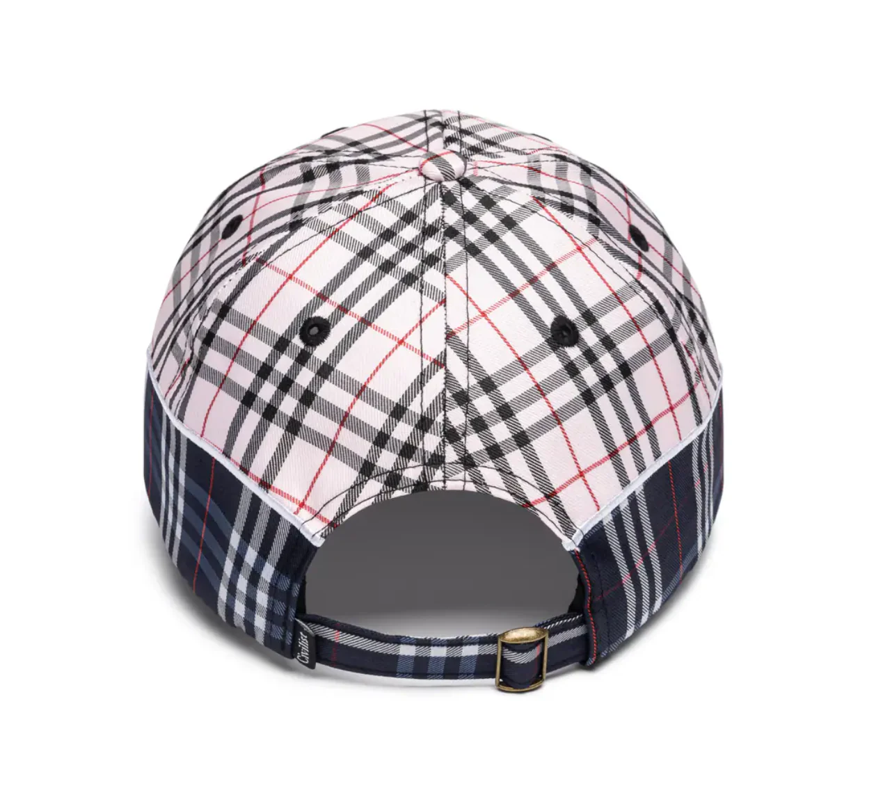 Civilist - Checks Low Pro Cap Pink/Blue - Image 3