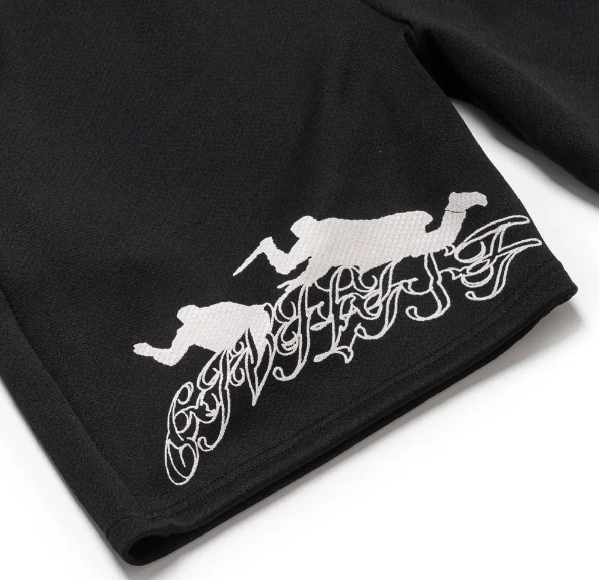 Civilist - Stab Mesh Shorts Black - Image 3