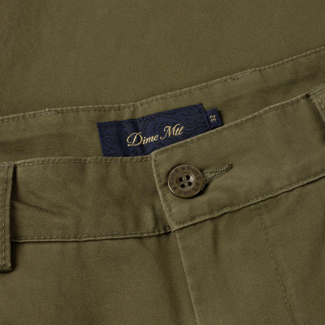 Dime - Baggy Chino Pant Forest Green - Image 2