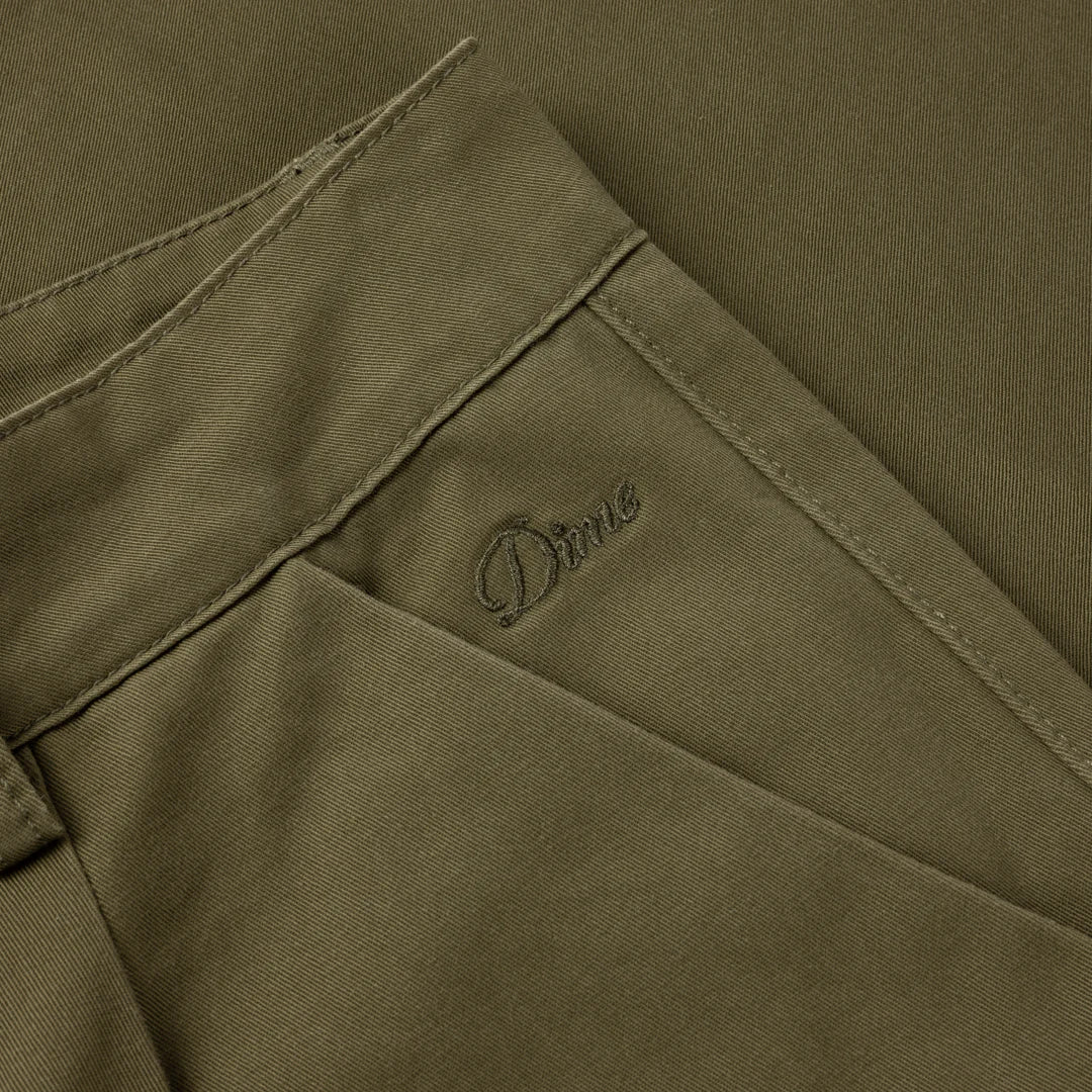 Dime - Baggy Chino Pant Forest Green - Image 3