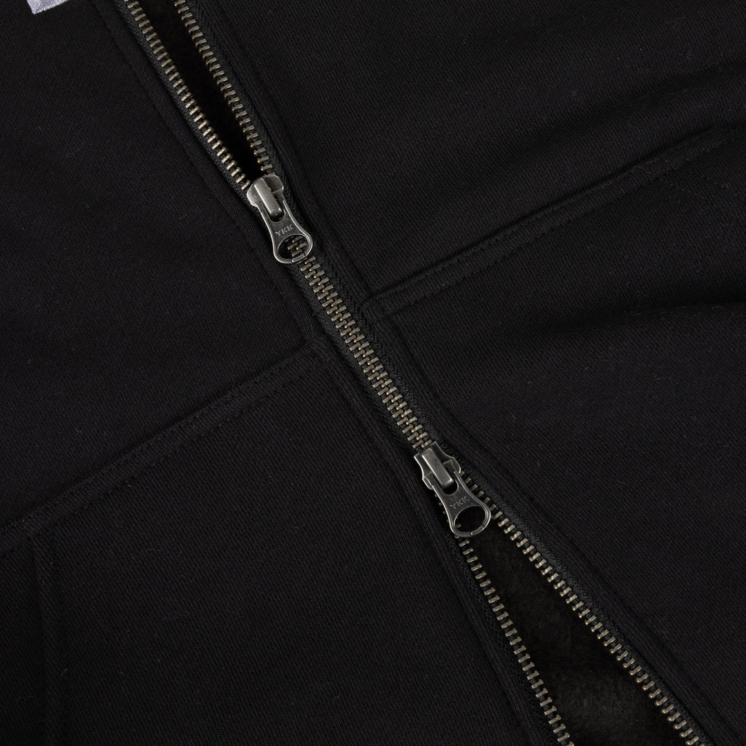 Dime - Block Zip Hoodie Black - Image 3