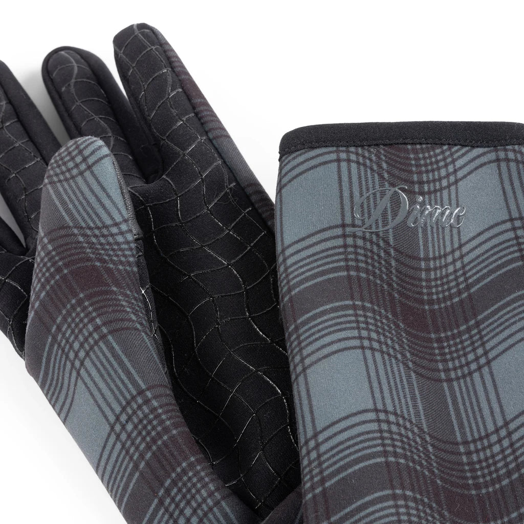 Dime - City Plaid Gloves Charcoal - Image 2