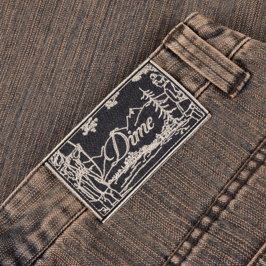 Dime - Classic Denim Shorts Premium Brown - Image 3