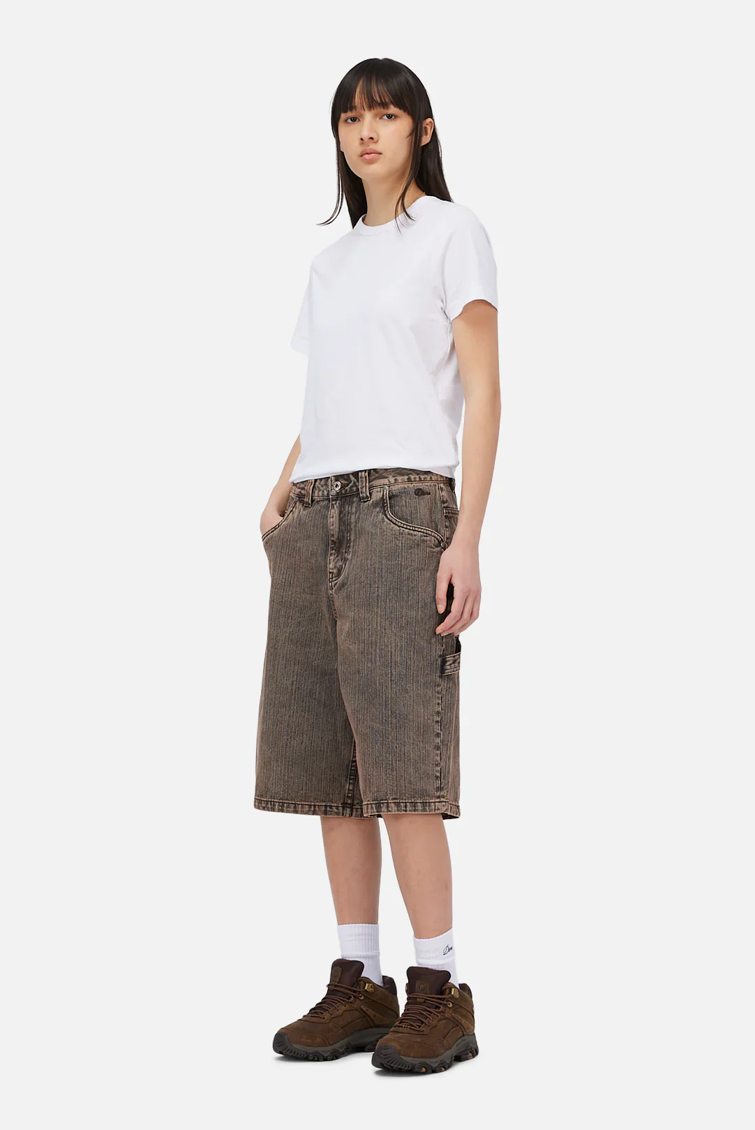 Dime - Classic Denim Shorts Premium Brown - Image 6