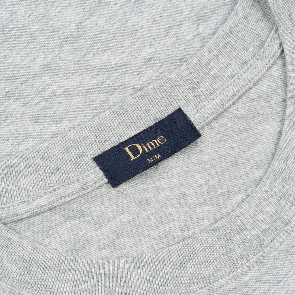 Dime - Classic Small Logo T-Shirt Heather Gray - Image 3
