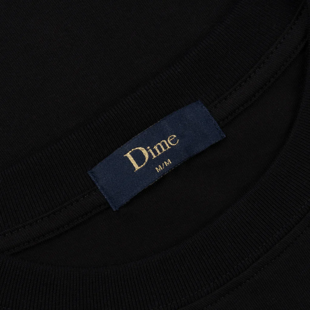 Dime - Classic Small Logo T-Shirt Black - Image 2